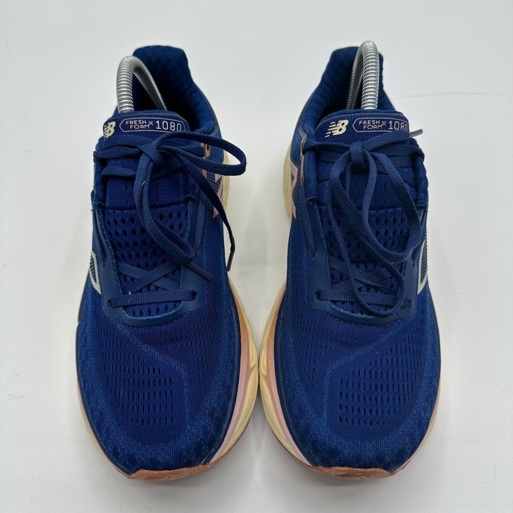 New Balance Fresh Foam X 1080 v14 Blue Pink Running Shoes Womens 9.5 W1080N14 - Picture 3 of 13